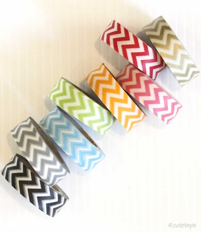 MOD Chevron Washi Tape Scrapbooking Gift Wrapping Tape