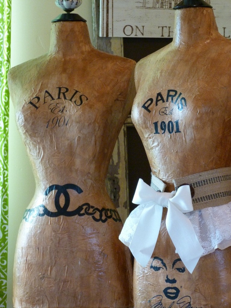 Dress Form Mannequin Vintage Inspired French Fashion Marilyn Monroe Free Ship And Layaway Availabe