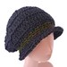 immediate download - Crochet Pattern - Slouchy Victorian Maid Hat Remix - PDF