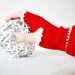 immediate download - Crochet Pattern - Christmas Fingerless Mitten - PDF