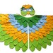 Kids Parrot Costume Children Bird Wings and Mask Dress up Toy for Girls and Boys, Toddlers