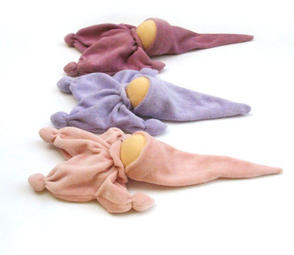 Teething waldorf gnome purple or lavender waldorf classic Cuddle Pixie toys /eco friendly gifts for kids toys