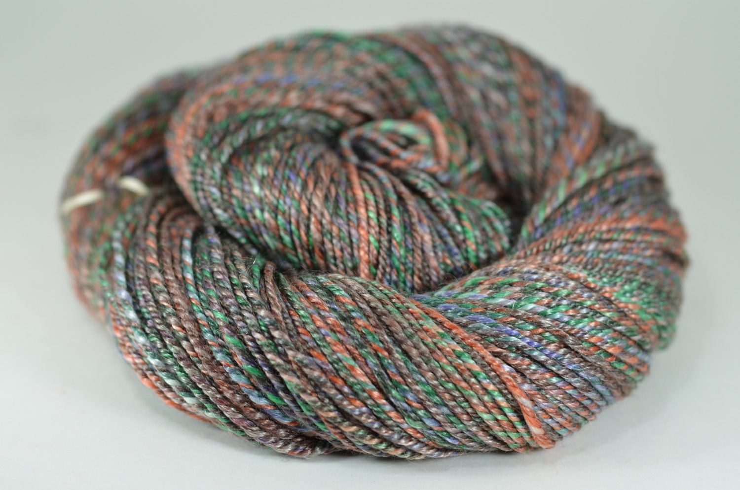 Rustling - 50/50 superwash merino/tencel 3-ply handspun yarn - sport, 191 yards