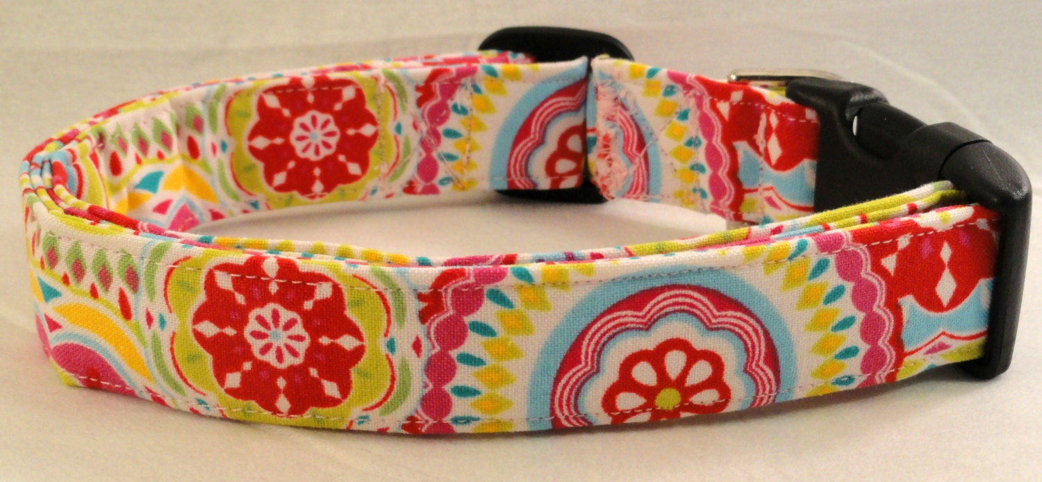 Festive Bodilla Star Pink Dog Collar Party