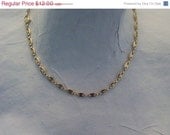 ON SALE Vintage Designer Necklace, Napier Vintage Designer Signed Gold Tone 1980s Retro Necklace Vintage Jewelry Jewellery