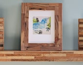 Reclaimed Wall Art Floating Mantle