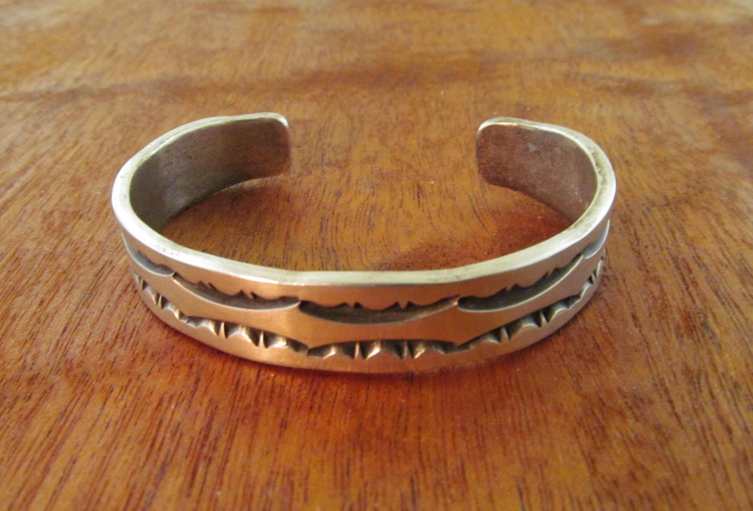 Nora Bill Bracelet Silver Navajo Cuff