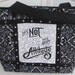 Black Bandanna Skull Large Tote Bag Its Not About Age Its About Attitude Purse  / Ready to Ship