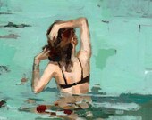 Favorite Place  . extra large giclee poster art print of acrylic painting
