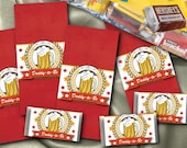 36 Hershey's Miniature Candy Wrappers, Candy Favors, Daddy to Be, Daddy Shower, Father's Day, Beer Label Il_170x135