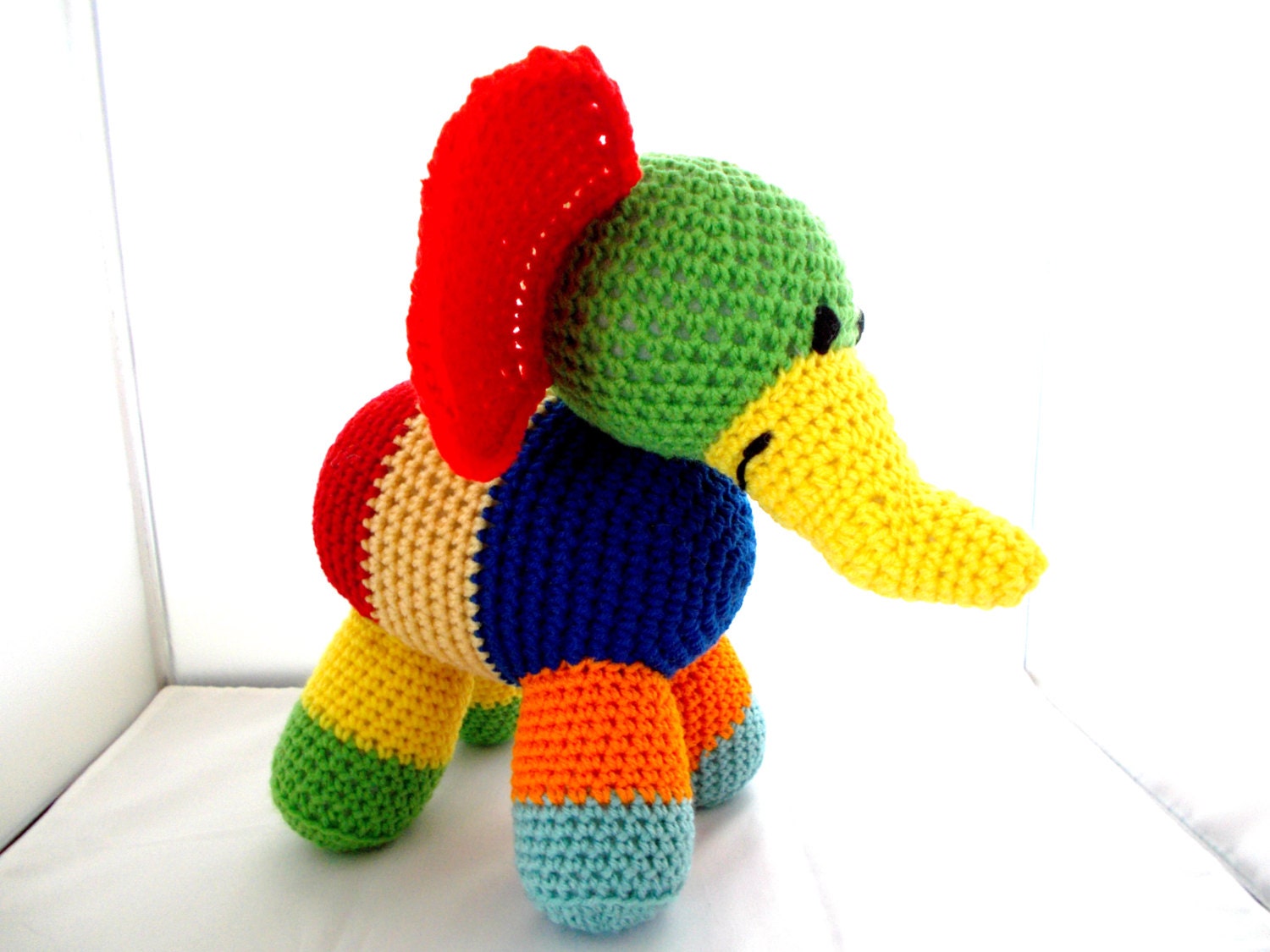 Ready to Ship Amigurumi Elephant