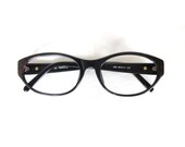 20% OFF VACATION SALE 80s Black Cat Eye Tortoise Edges Womens Glasses Eyewear Prescription Rx