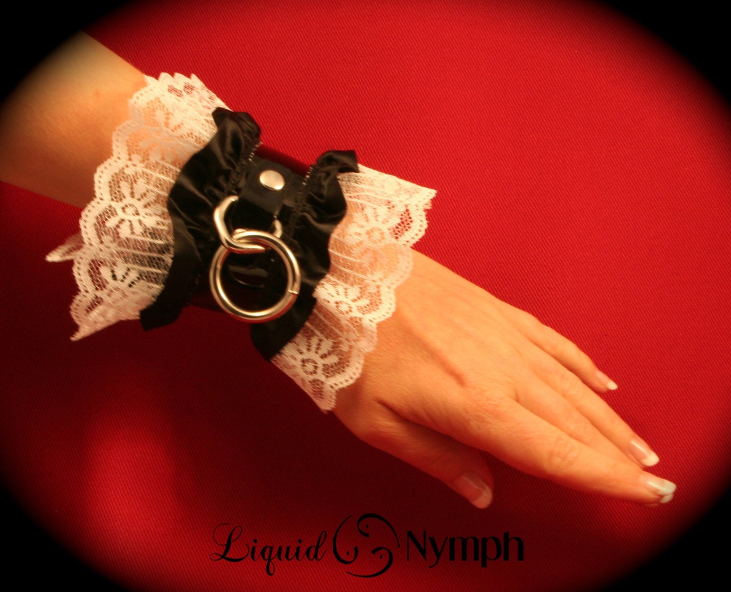Liquid Nymph - CUFFS Catherine French Maid Fetish