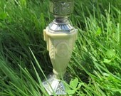 C. 1930 French Catholic Madonna Candlestick