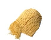 A Bit of Sunshine Hand Knit Scarf - Great for Spring