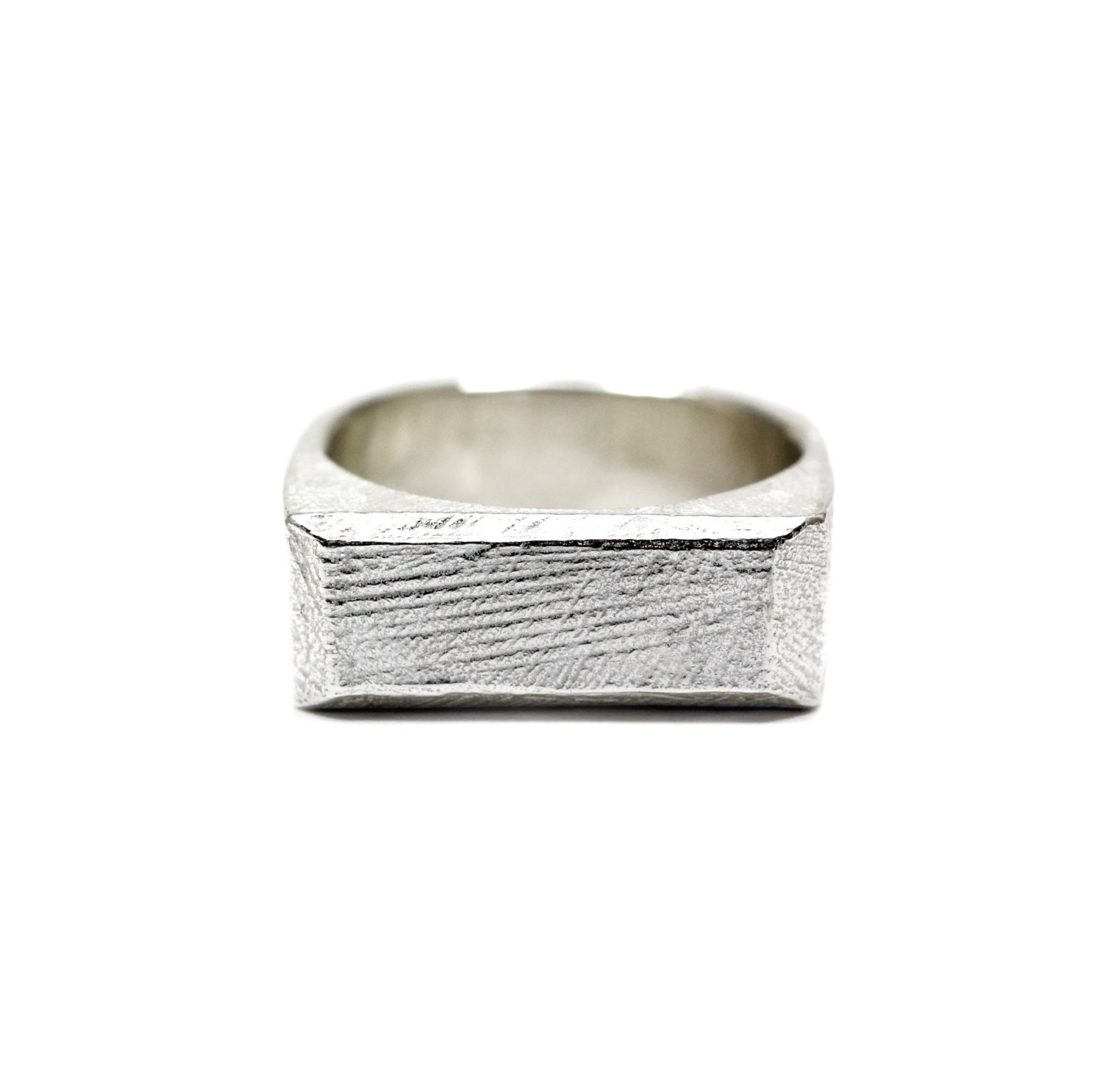 Silver Men's Signet Ring