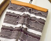 Ruffled Legggings Brown and Cream Varigated size 12 Month