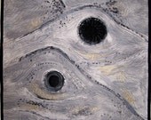 Art quilt, fiber art, wall hanging- Aspen Tree
