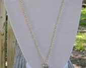 Wrapped up in Blue Necklace