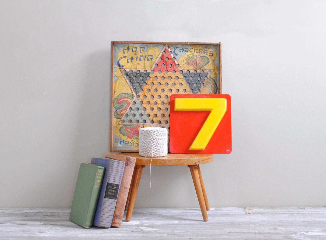 Vintage Signage - Number 7