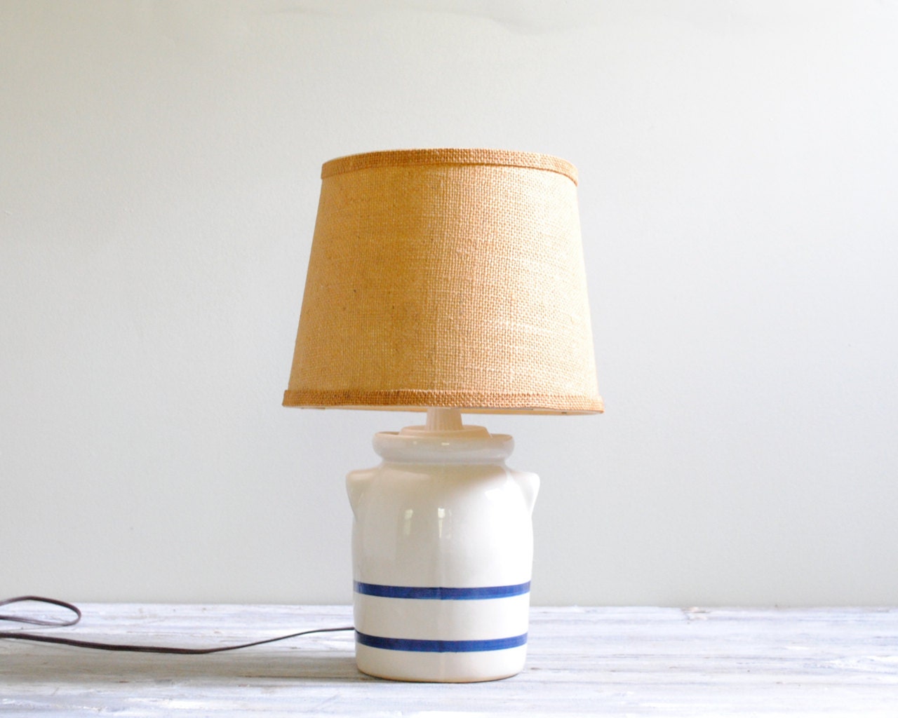 Vintage Ceramic Jug Lamp
