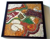 Stained Glass Mosaic: Wall Art, Jewel Tones