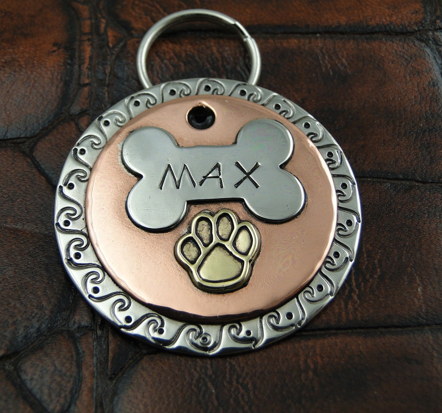 Dog ID Tag Max Custom Personalized Tag