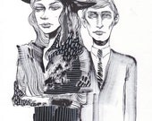 A Moment Before Original Illustration