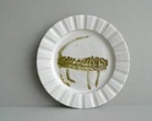 Bennington Potters Mid Century Cat Plate