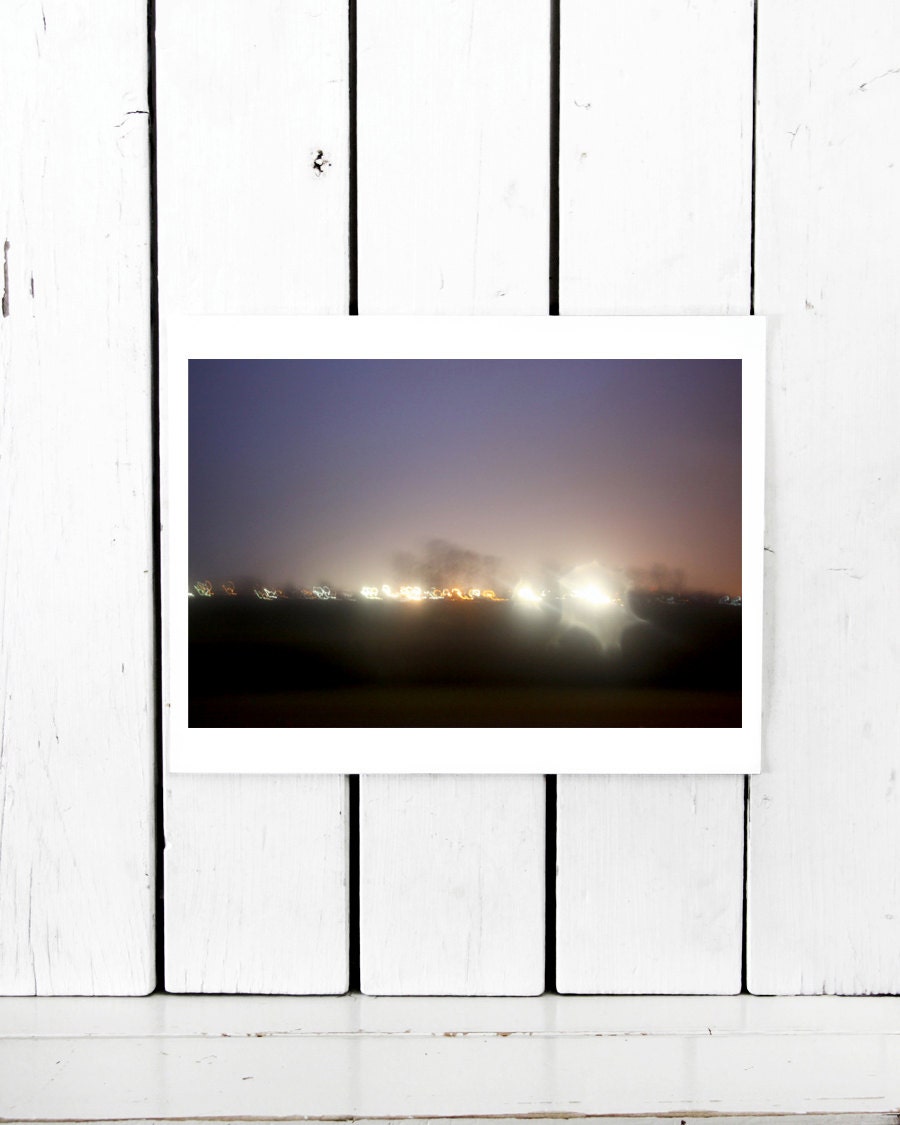 12 x 18 inch fine art Hahnemuhle photograph (night 015) navy blue surreal interior home décor