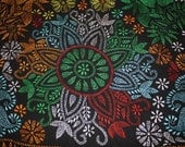 Indian Folk Art Handmade Needlepoint Cotton Quilt Nakshi Kantha