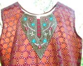 Indian Tunic Dress... Gypsy Dress... Great Colors... KIRTAN (s)