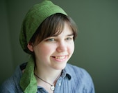 Snood Head Scarf Head Covering Jewish headcovering Scarf Green & BrownHeadcovering 