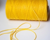 30yds SOLID YELLOW Divine Twine 4-ply cotton bakers twine string