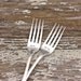 Mr. and Mrs. Fork Set. Silver Plate Wedding Cake Table Setting.  Fredericksburg 1960s