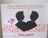 Gay Valentine's Day Card : Male Partners