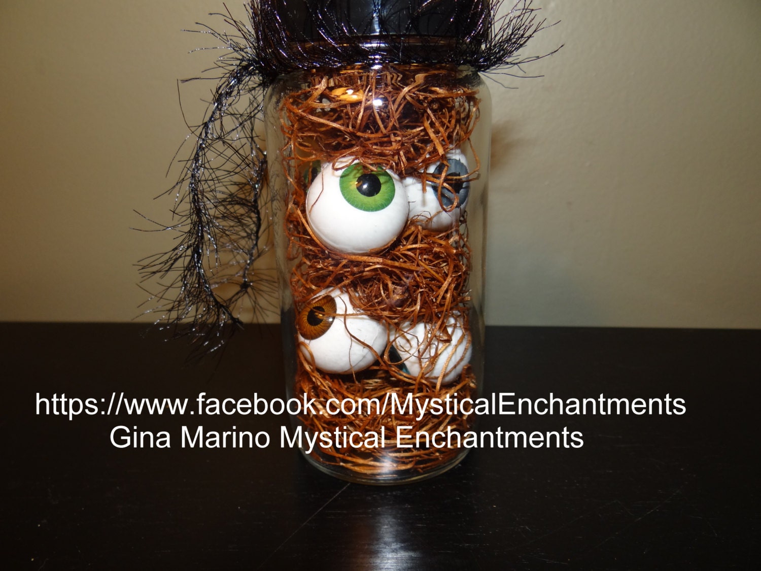 Glass Apothecary Jar of EYEBALLS