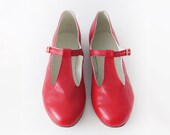 Marianne T-bar Flats (Handmade to order)