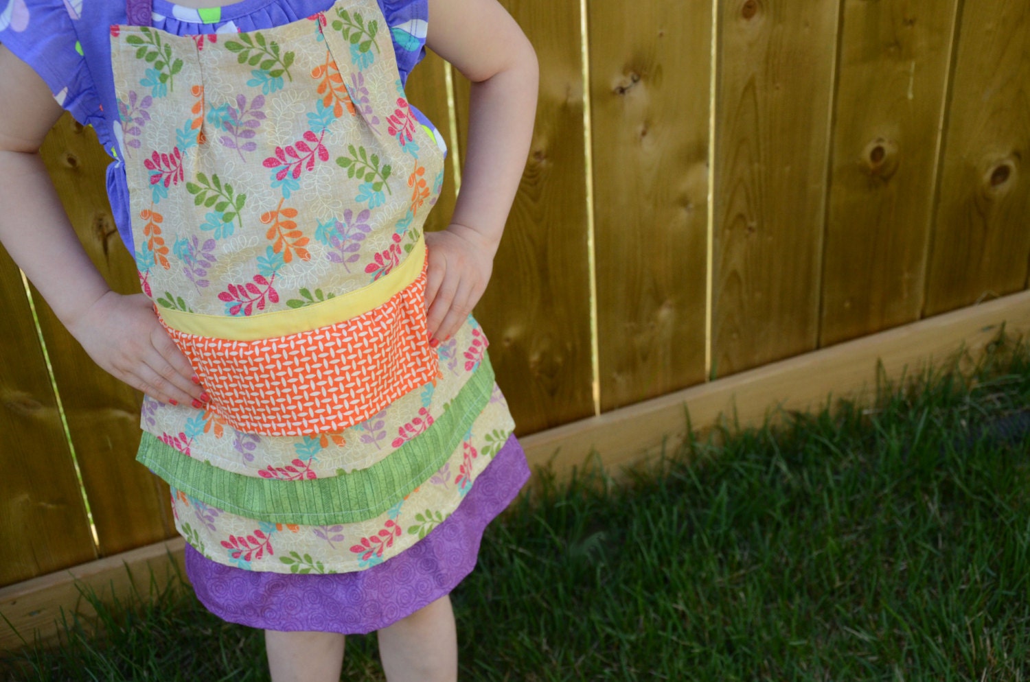 Kids Apron - Bright layers