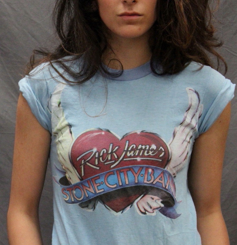 vintage RICK JAMES 1978 promo T SHIRT x-small