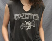 vintage LED ZEPPELIN 70s 80s soft thin T SHIRT rock