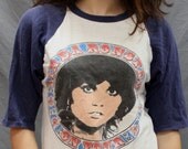 vintage LINDA RONSTADT 70s 80s tour T SHIRT small