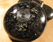 Hematite and Pyrite Orgone Pendant