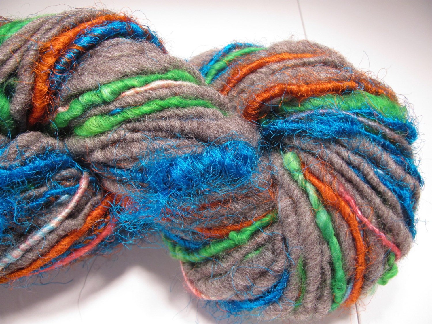 Rave Core Handspun Thick & Thin Corespun Yarn 114yrds