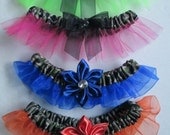 SINGLE Prom Garter/Wedding Garter/Bride's Garter, Your CUSTOM COLOR Garter, Peacock Garter, Camouflage Garter, Zebra Garter, Leopard Garter