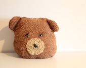 vintage teddy bear pillow