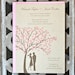 Wedding Invitations / Wedding Invites / Wedding Invitation Set - Cherry Blossom Recycled Wedding Invitation