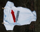 Crayons "My favorite colors:Scarlet & Grey" Baby onesie, great onesie for Ohio State fans, or CUSTOMIZE them to YOUR "favorite colors"