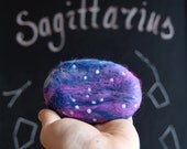 Felted Soap Sagittarius Constellation ( Lavender )