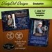 INSTANT DOWNLOAD Passport Stamped 5x7 Senior Graduation Announcement Templates/PSD files